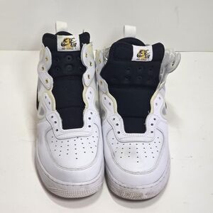 Nike Air Force 1 Mid React 10.5 White Black Ochre